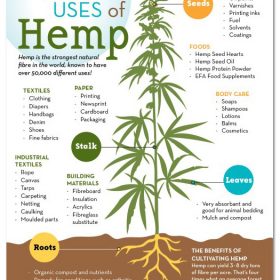 Hemp products and uses,